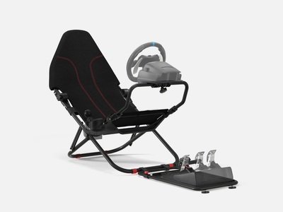 RACGTING Foldable Racing Simulator Cockpit Seat G29 G923 T300 Fanatec MOZA