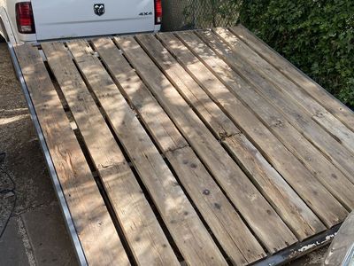 Utility tilt deck Trailer - Flatbed Wood Deck