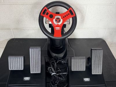 InterAct Concept 4 Racing Wheel with Pedals and Tac-50 Joystick