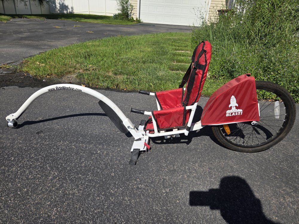 Weehoo Blast Kids Bike Trailer Seat Tow Behind