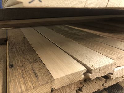Reclaimed Barn Wood 3/4" Tongue & Groove Flooring Approx. 91 sqft (Lot 6)