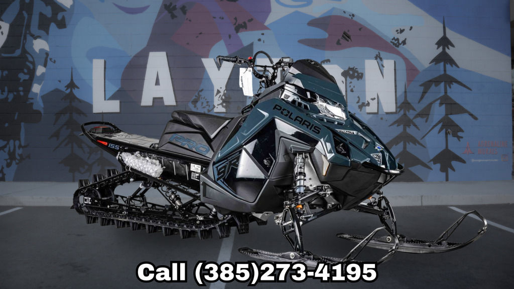 2026 Polaris® Patriot 9R PRO RMK 155 Gloss Black / Blue Dusk