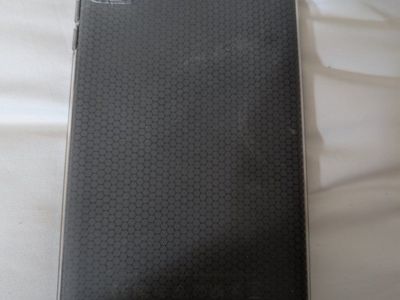 Black Android Tablet with Protective Clear Case