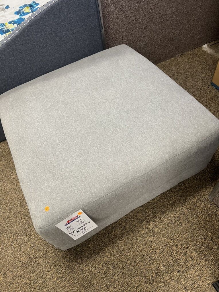 Grey Ottoman