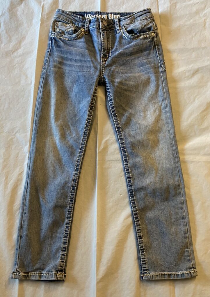 Western Blue Original Youth 12 Jeans Straight Leg