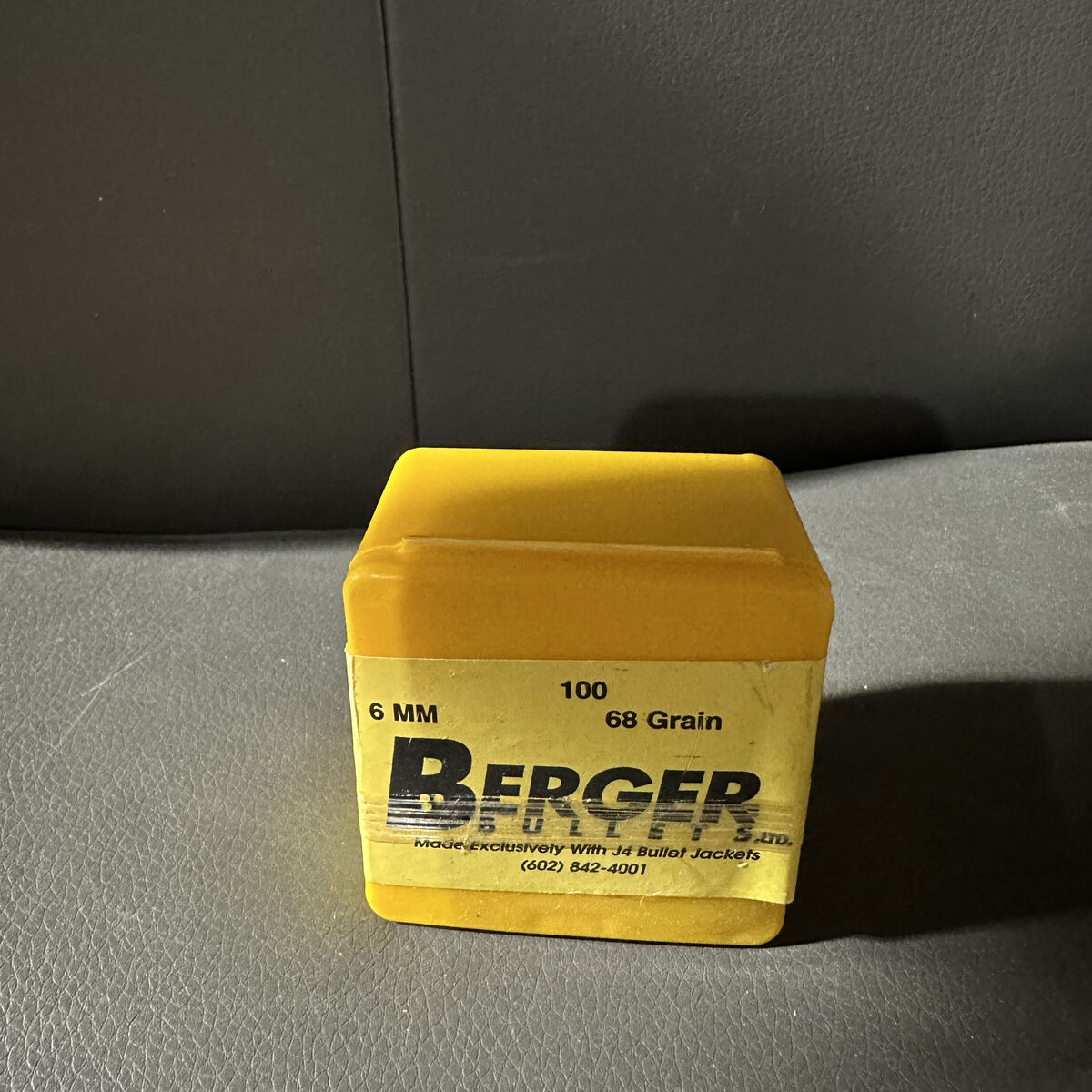 Reloading Burger Bullets 6MM 68 Gr