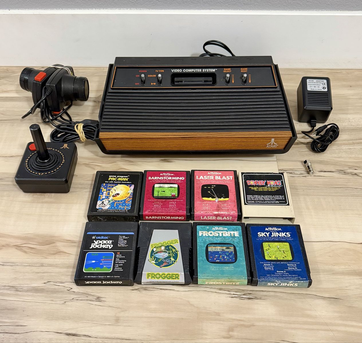 Atari 2600 Woodgrain Bundle - Works
