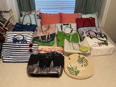 Kate Spade Novelty Tote Bags Prices Vary