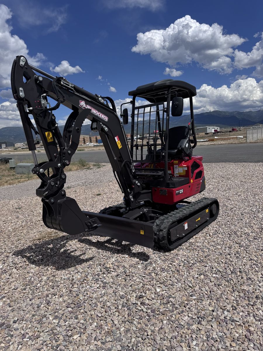 NEW Rhinoceros Mini Excavators and Mini Skid Steers *Utah's Certified Rhino Dealer*