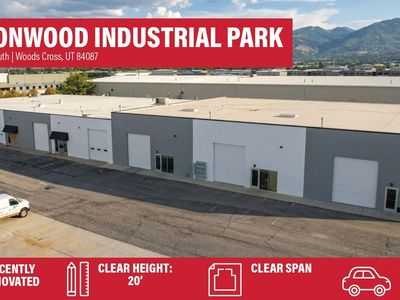 Cannonwood Industrial Park - 4,000 SF - Woods Cross, UT