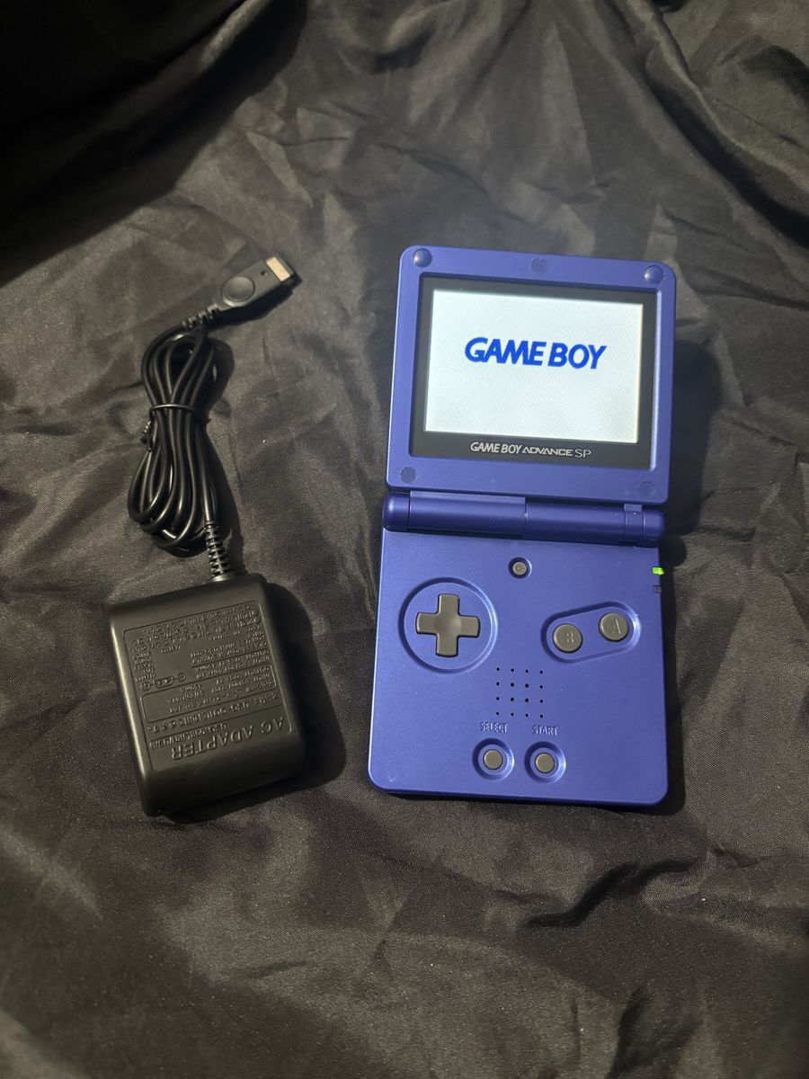 Nintendo Game Boy Advance SP AGS-001 Blue (Backlit Screen)