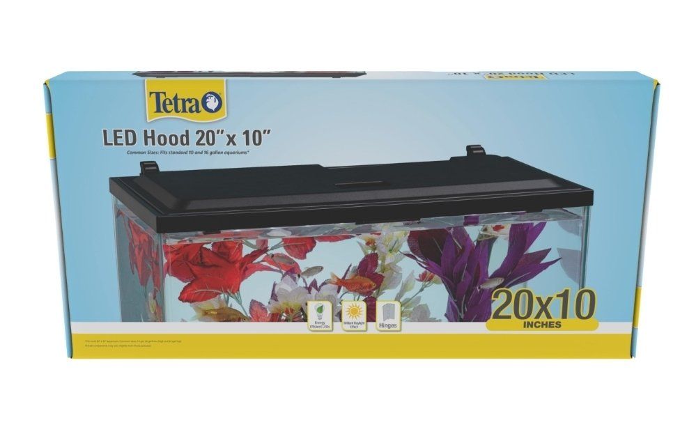 Tetra LED Aquarium Hood 20 Inches By 10 Inches
