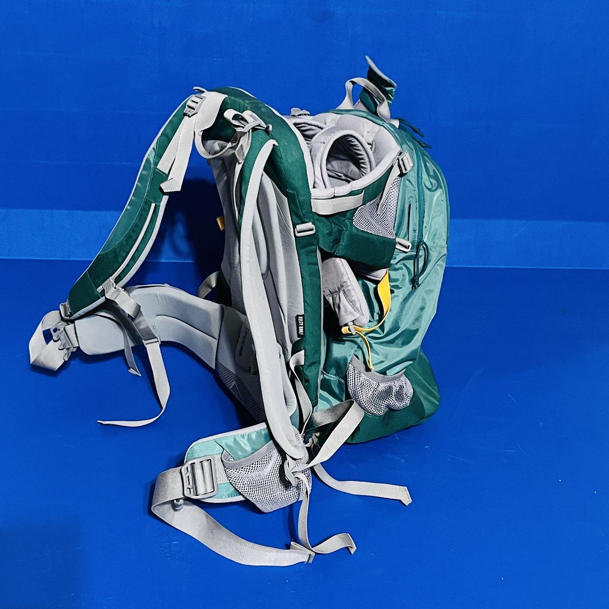 Kelty Green Hiking Child Carrier Backpack with Storage Pockets