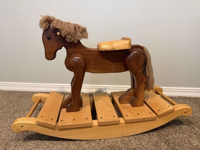 Handcrafted Wood Hobby Horse