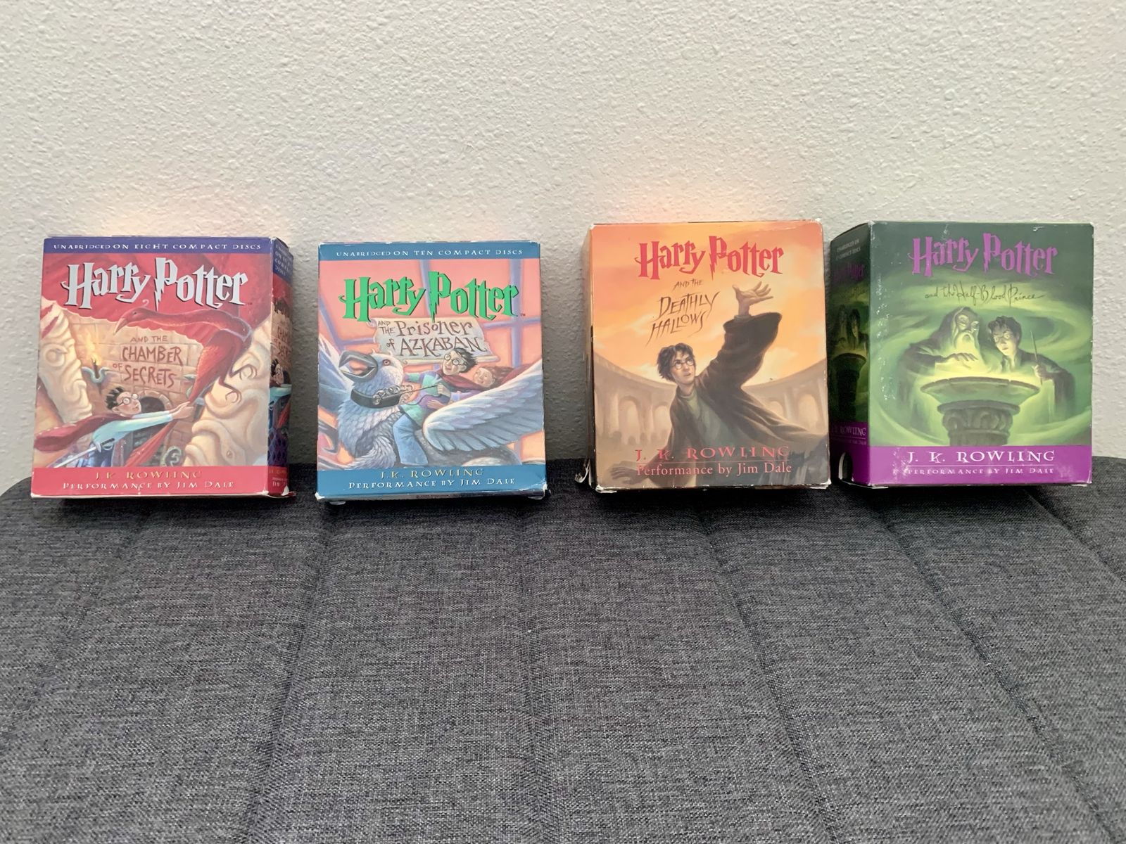 Harry Potter Audiobooks by J.K. Rowling - Chamber of Secrets, Prisoner of Azkaban, Deathly Hallows, Half-Blood Prince