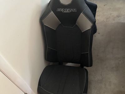 Polaris General Side-by-Side Utility Seat Black and Grey
