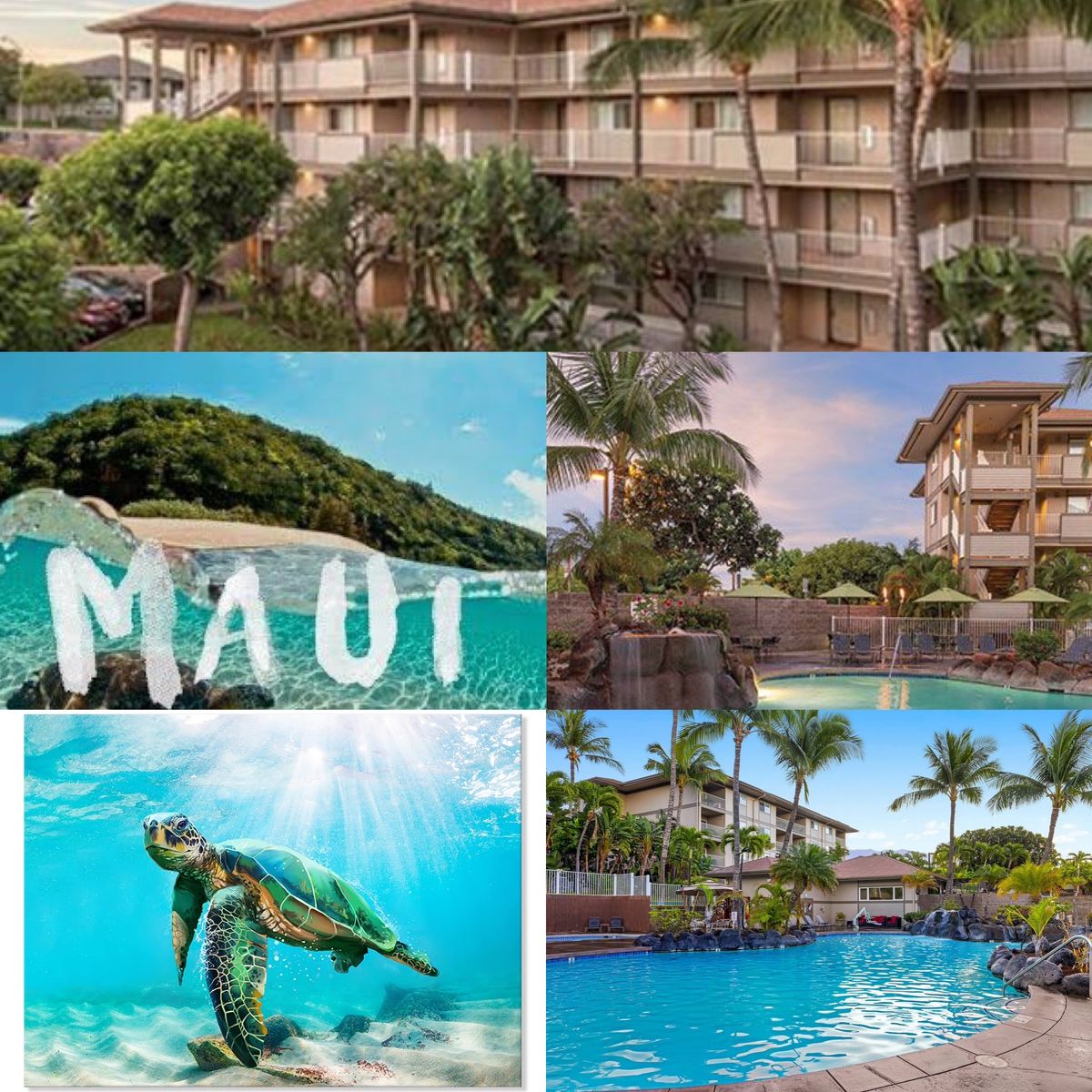 Kihei Maui 7 nights 2 bedroom condo for rent