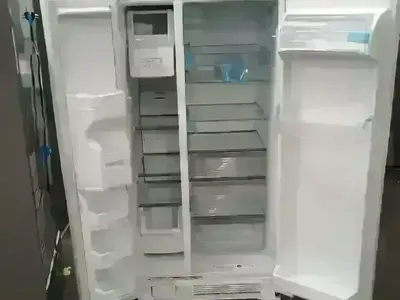 NEW WHIRLPOOL 33 INCH WHITE SIDE BY SIDE