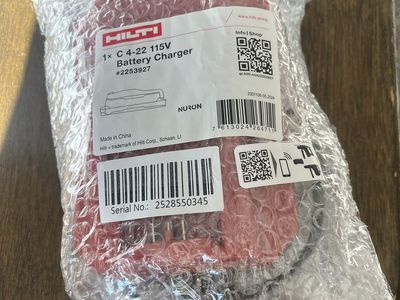 Hilti C 4-22 115V Nuron Battery Charger (ID #2253927) for Hilti Power Tools, Red