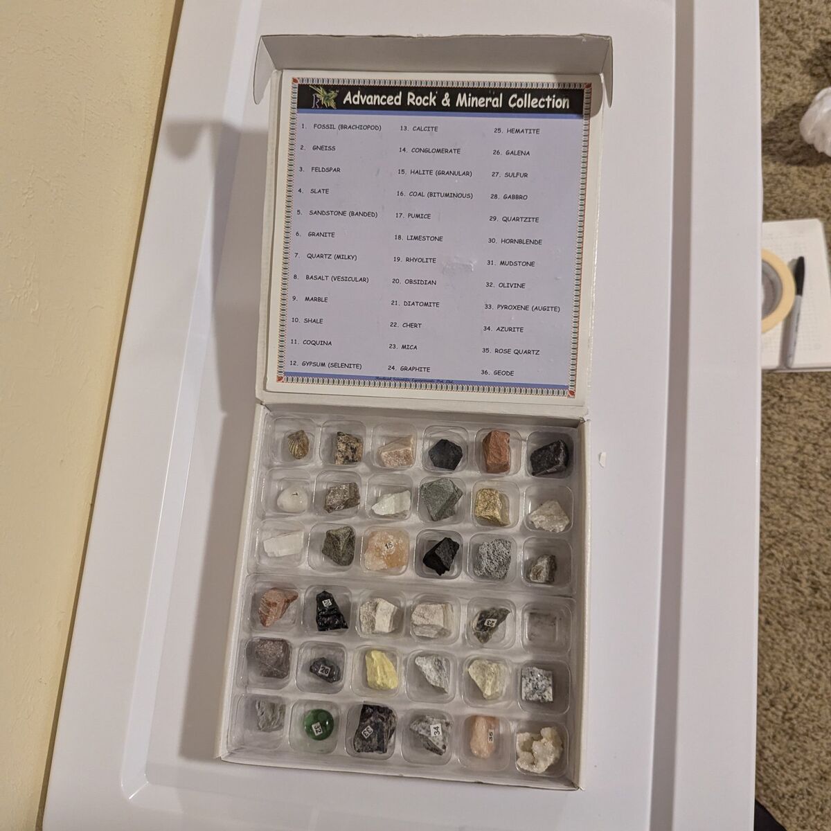 K12 Advanced Rock & Mineral Collection