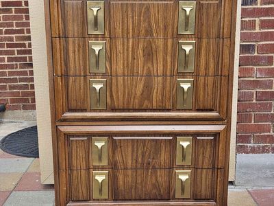 Vintage Tall 5 Drawer Dresser