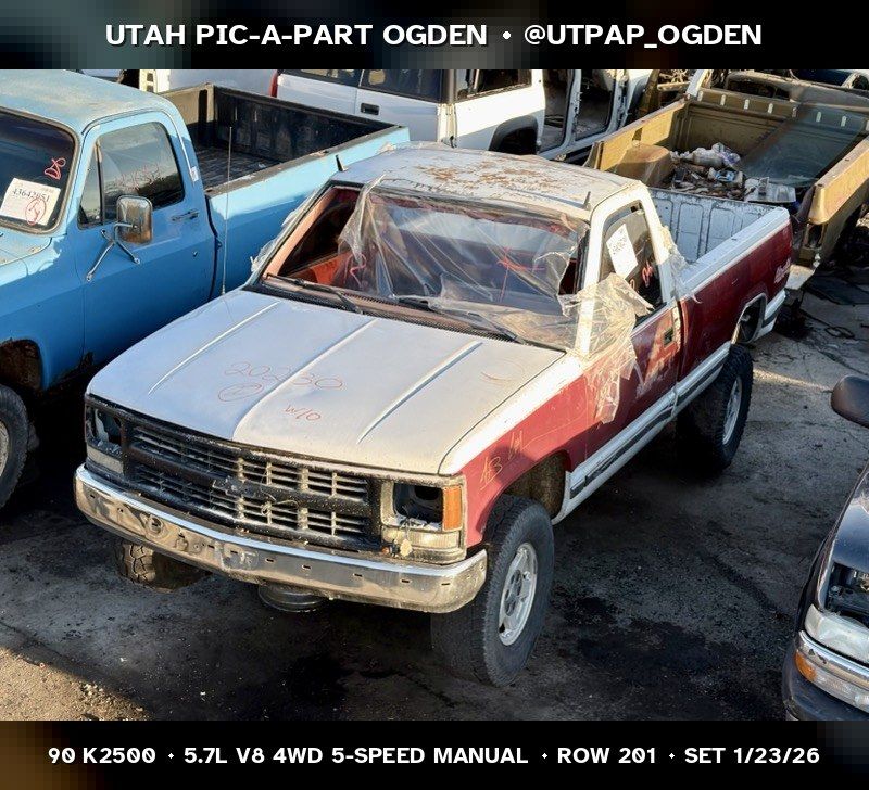 1990 Chevrolet K2500 Parts - UTPAP Ogden