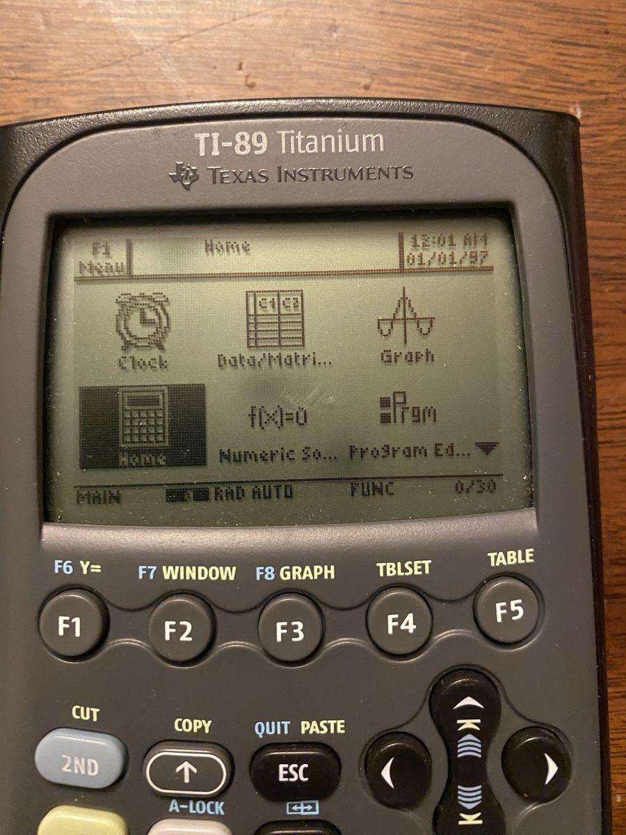 TI-89 graphing calculator