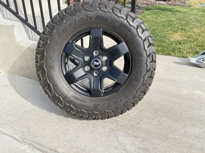Ford Bronco Rims and Tires 285/70R17 Bfgoodrich