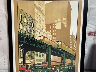 Chicago Framed Picture- Large