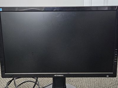 Matching Pair of Hyundai 24" Monitors