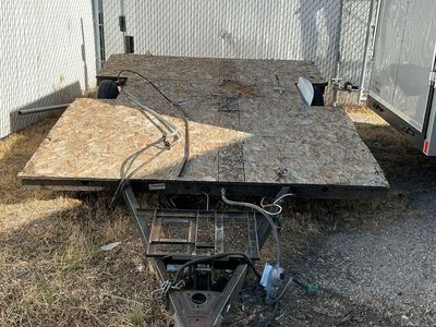Utility Trailer with Wooden Decking Frame
