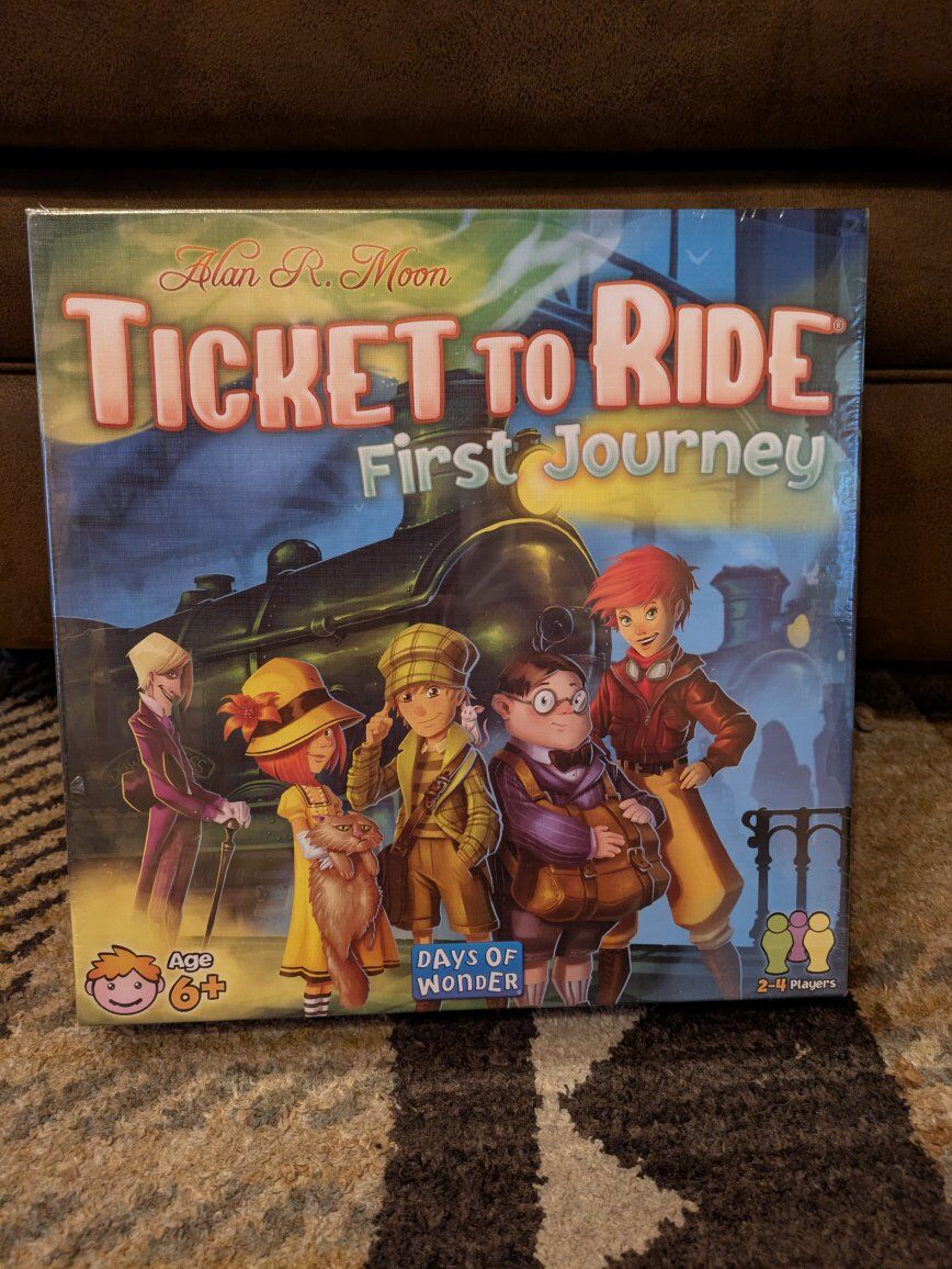 NEW SEALED Ticket to Ride First Journey board game