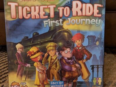 NEW SEALED Ticket to Ride First Journey board game