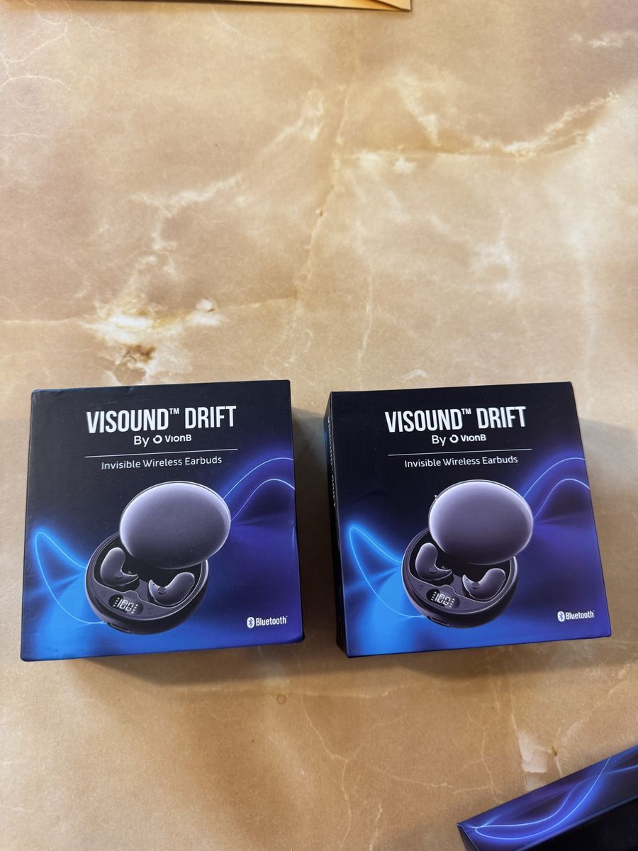 VISOUND Drift by VionB Invisible Wireless Bluetooth Earbuds - Open Box