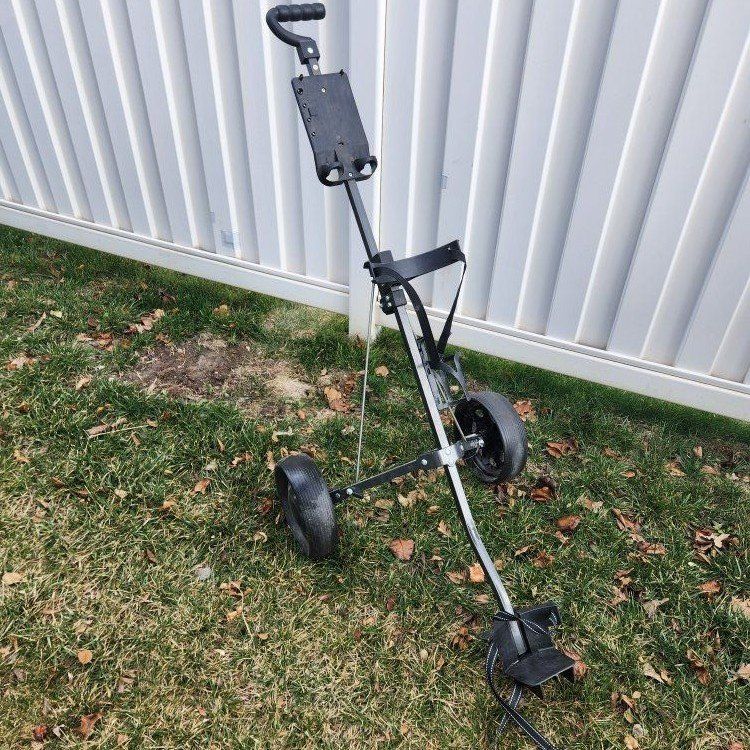 Two wheeled golf cart unbranded