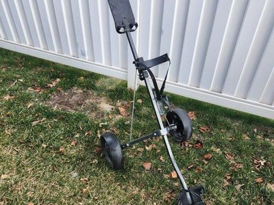 Two wheeled golf cart unbranded