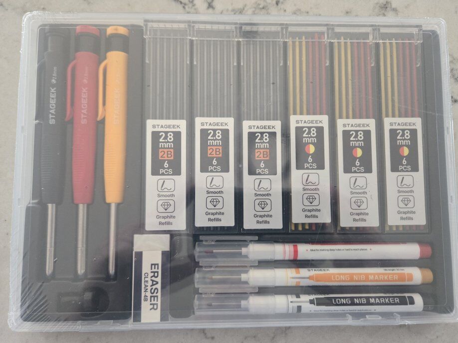 Stageek 34 pc Carpenter Pencil Set