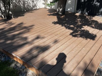 Floating Deck with Trex Boards 16’ x 16’ - Complete Structure Included