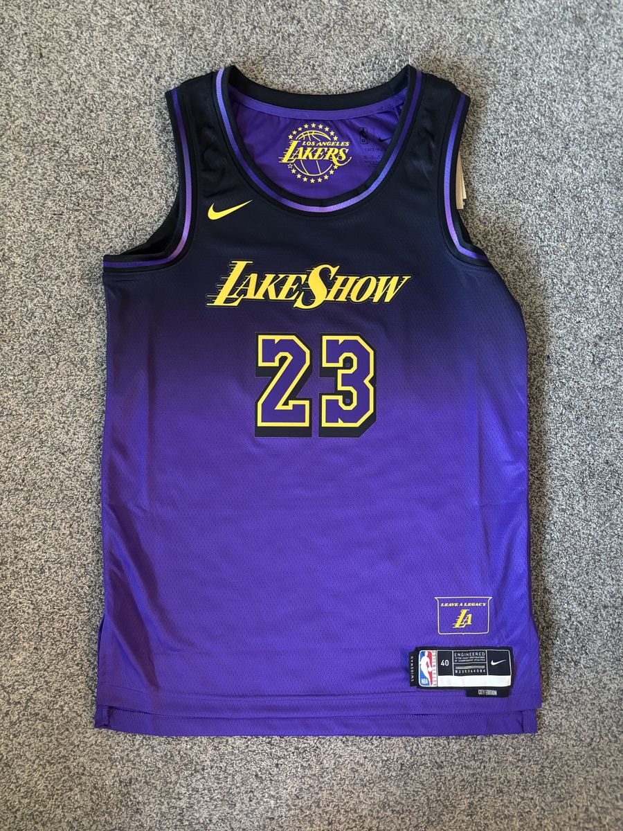 Nike LeBron James Lakers LakeShow Jersey Size Small(40) NBA Authentic NWT