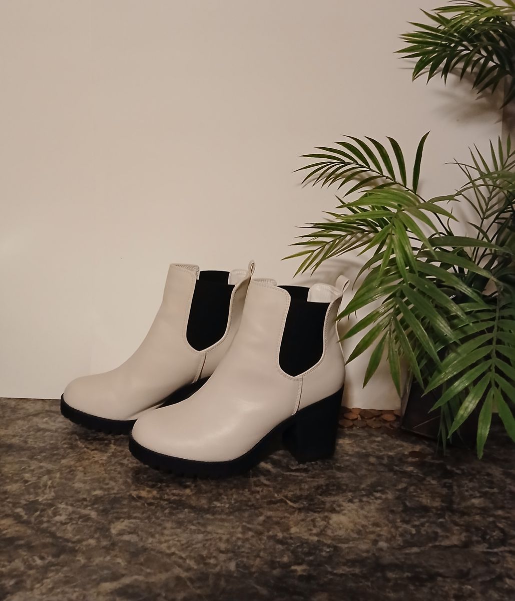 White Ankle Boots