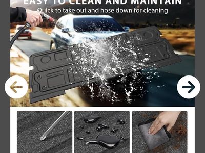 Tailgate Mat for 2023-2026 Ford F-250/F-350/F-450 - TPE, Scratch/Water/Dirt Resistant