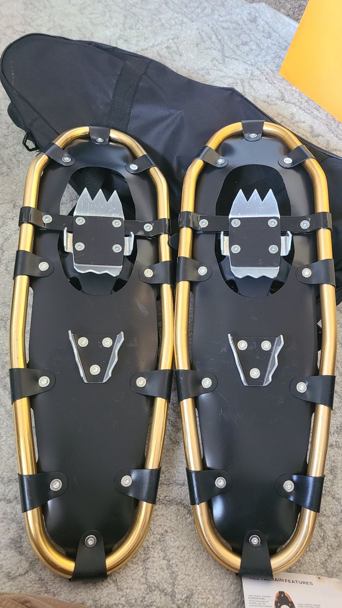 Snow shoes used twice