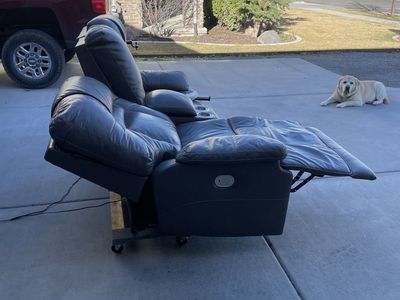 Leather Double Recliner