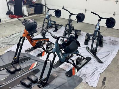 Sno-Go Ski Bike Snow Bike
