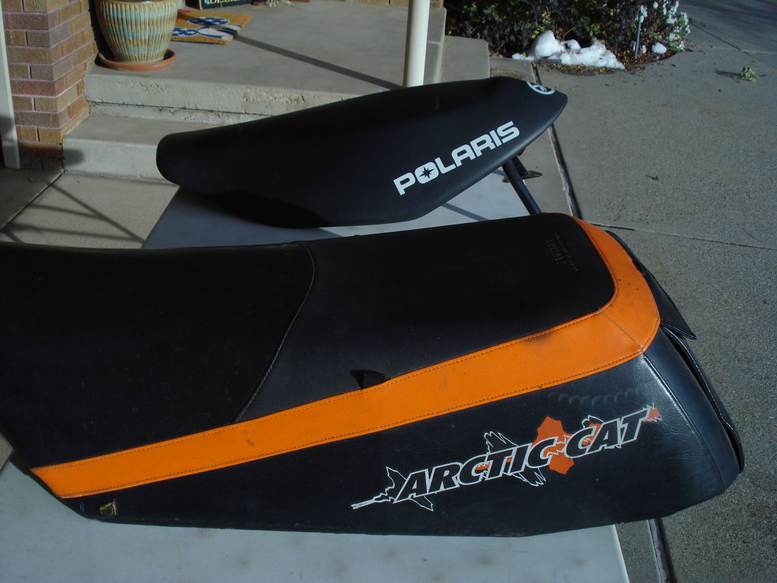 Snowmobile seats