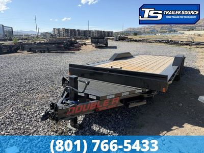 8.5x20 Double A Pro Series HT Power Tilt Trailer - 15.4K GVWR - Winch Plate