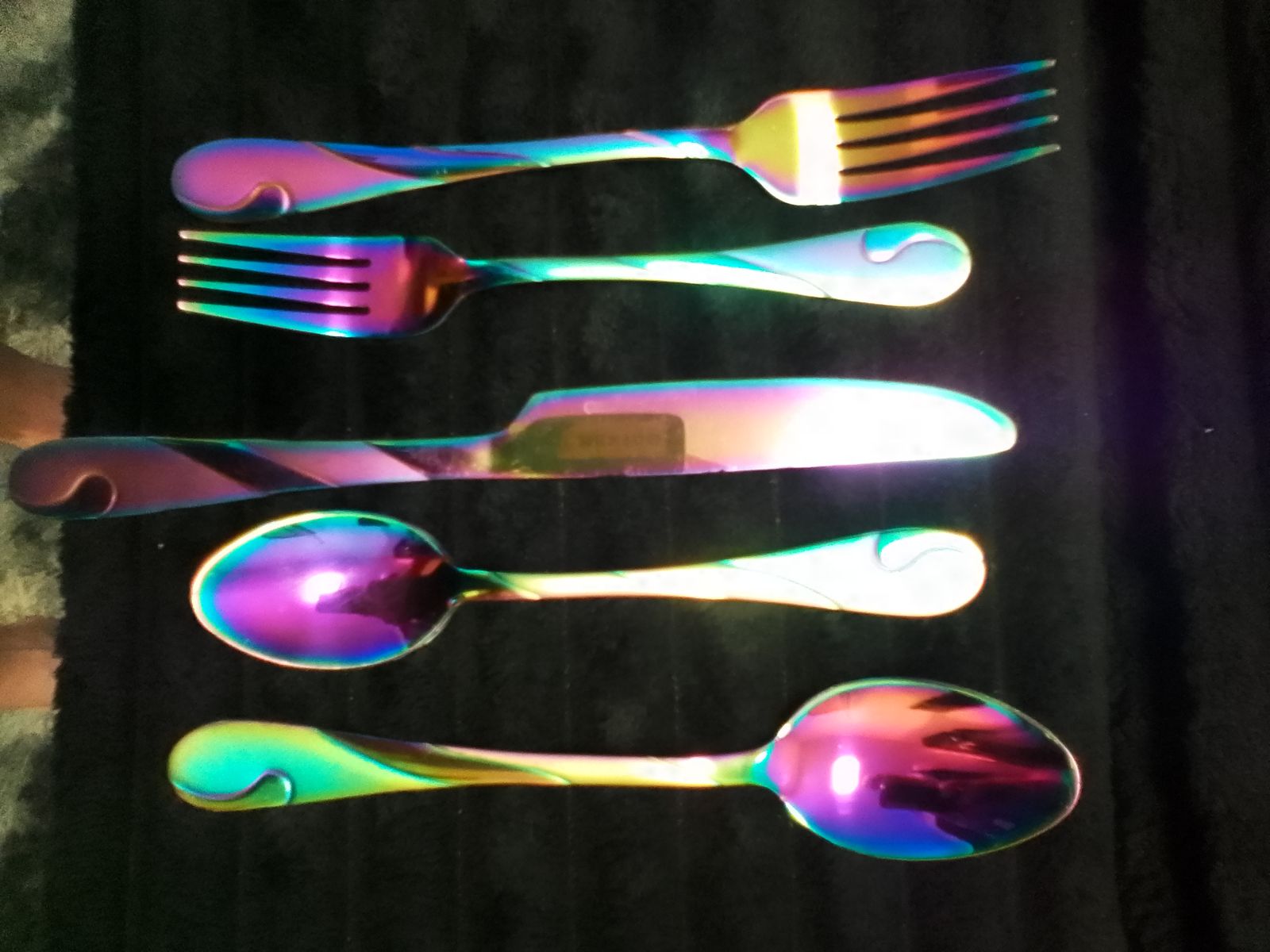 rainbow silverware 20 set