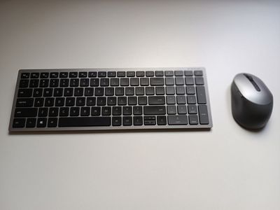 Dell Wireless Keyboard & Mouse Combo | Bluetooth/USB | KM7120W-GY-US