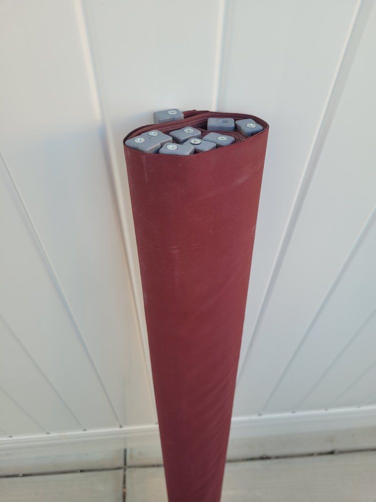 Maroon Red Awning Fabric Material - 4 ft x 16ft