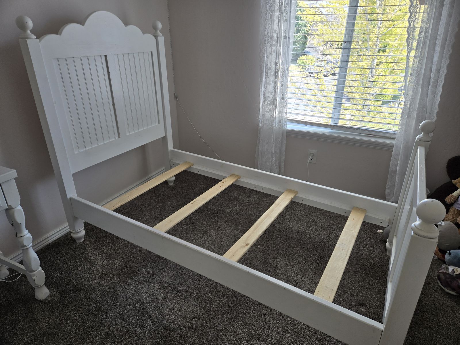 Solid Wood Twin Size Bed for sale!